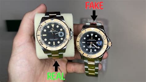 rolex yachtmaster gold fake|rolex yacht master real.